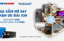 Ưu Đãi 500.000đ Khi Mua Sắm Cùng Thẻ Tín Dụng VietBank