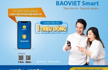 BAOVIET Bank hoàn tiền tới 1 triệu đồng khi thanh toán phí bảo hiểm trên BAOVIET Smart