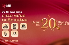 Ưu đãi tưng bừng- Chào mừng Quốc khánh