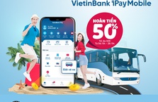 “Đặt vé xe khách hoàn tiền 50%” trên ứng dụng VietinBank iPay Mobile