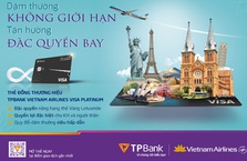 TPBank ra mắt dòng thẻ đồng thương hiệu TPBank Vietnam Airlines Visa Platinum