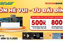 Ưu Đãi Đỉnh Đến 800.000Đ Cùng Thẻ Tín Dụng Quốc Tế Techcombank