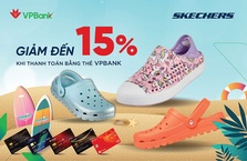 SKECHERS: Giảm đến 15% cho chủ thẻ tín dụng VPBank