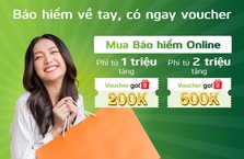 Vietcombank tặng phiếu mua hàng lên đến 500.000 VND cho khách hàng mua bảo hiểm Online