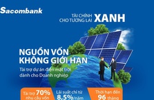 Sacombank đồng hành cùng các dự án điện mặt trời
