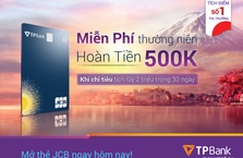 Mở thẻ tín dụng JCB nhận combo quà hấp dẫn tới tay