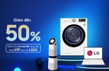 Giảm đến 50% dành cho chủ thẻ MB mua sắm tại website chính thức của LG Việt Nam