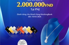 PNJ GIẢM ĐẾN 2.000.000Đ KHI THANH TOÁN CÙNG KIENLONGBANK