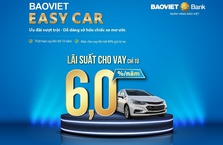 BAOVIET Bank đẩy mạnh cho vay mua ô tô với lãi suất hấp dẫn