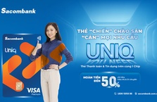 Sacombank ra mắt thẻ tích hợp Visa UNIQ Platinum đa tiện ích