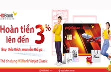 Chủ thẻ HDBank Vietjet Classic nhận ưu đãi mỗi ngày