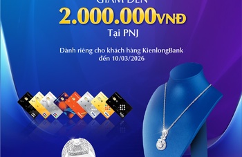 PNJ GIẢM ĐẾN 2.000.000Đ KHI THANH TOÁN CÙNG KIENLONGBANK