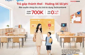 Nhận 700,000 điểm hoàn tiền khi giới thiệu Khách hàng mở thẻ tín dụng và thanh toán học phí, chuyển đổi trả góp