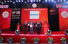 Sacombank vào top 50 doanh nghiệp lớn nhất Việt Nam 2016 (VNR500)