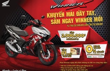 Honda Việt Nam ưu đãi khủng cho khách mua xe Winner & Winner X