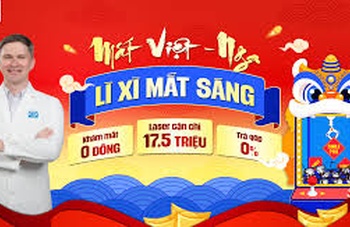 Mắt Quốc tế Việt Nga – Hoàn tiền đến 1 triệu VNĐ khi sử dụng dịch vụ