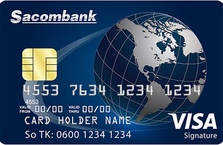 Sacombank phát hành thẻ tín dụng quốc tế Visa Signature