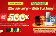 Giảm đến 500k, mua sắm thả ga