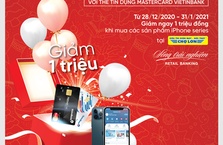 Ưu đãi “mịn” săn “táo” xịn cùng thẻ tín dụng quốc tế VietinBank Mastercard