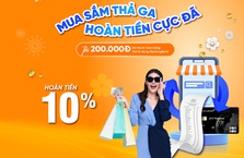 KienlongBank tung “Cơn lốc” ưu đãi hoàn tiền cho chủ thẻ tín dụng quốc tế