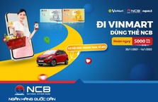 NCB ưu đãi chủ thẻ thanh toán tại VinMart
