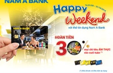 NamA Bank ưu đãi chủ thẻ tín dụng