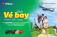 Đặt vé bay - Hoàn tiền ngay cùng Vietnam Airlines