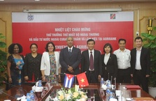 Agribank tiếp và làm việc với Thứ trưởng thường trực Bộ ngoại thương và Đầu tư nước ngoài CuBa