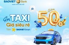 BAOVIET Smart giảm tới 50% khi dùng tính năng “Gọi Taxi” để di chuyển