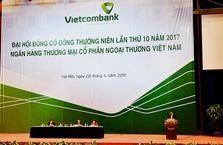 VIETCOMBANK TỔ CHỨC THÀNH CÔNG ĐẠI HỘI ĐỒNG CỔ ĐÔNG THƯỜNG NIÊN LẦN THỨ 10 NĂM 2017