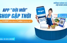 App ‘Đời mới’ – Shop gặp thời