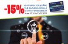 Giảm 15% khi thanh toán bằng thẻ Đa Năng DongA Bank tại website lazada.vn