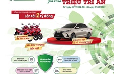 Tham gia bảo hiểm trúng xe ô tô Toyota cùng bảo hiểm Agribank