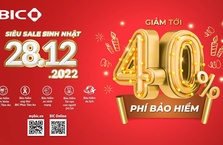 Ưu đãi tới 40% mừng sinh nhật BIC