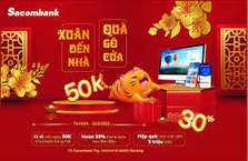 Xuân đến nhà - Quà gõ cửa cùng Sacombank Pay