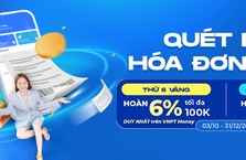 HOÀN 3% ĐẾN 6% THANH TOÁN CƯỚC VNPT QUA VNPT MONEY VÀ My VNPT