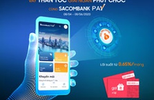 Sacombank tặng quà 500 khách hàng đầu tiên vay tiêu dùng trên ứng dụng Sacombank Pay