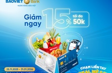 Có thẻ BAOVIET Bank - Giỏ hàng đầy hơn, hóa đơn nhẹ hơn 15% tại AEON Citimart
