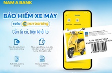 NamABank triển khai tính năng mua Bảo hiểm xe máy trên Ngân hàng số