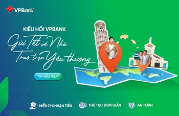 Kiều hối VPBank – “Gửi Tết về nhà, trao trọn yêu thương” – Nhận thưởng hấp dẫn!