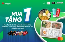 Deal siêu hời dành cho chủ thẻ VPBank MasterCard