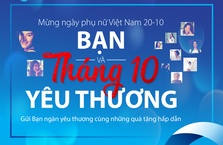 NGÂN HÀNG BẢN VIỆT DÀNH TẶNG LÃI SUẤT ĐẾN 8.9%/NĂM VÀ HÀNG NGÀN QUÀ TẶNG HẤP DẪN NHÂN DỊP THÁNG 10
