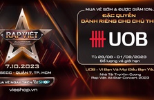 Chủ thẻ UOB được giảm 10% mua vé Rap Việt All-Star Concert
