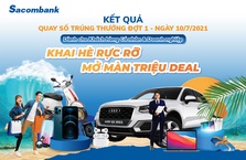 Xác định 18 khách hàng đầu tiên may mắn trúng thưởng chương trình "Khai hè rực rỡ - Mở màn triệu deal"