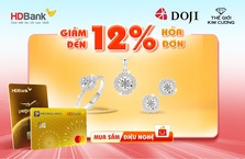 DOJI & THẾ GIỚI KIM CƯƠNG GIẢM ĐẾN 12%