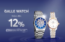 [MB x GALLE WATCH] Giảm đến 12% dành cho chủ thẻ MB