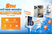 Cơ hội trúng Iphone 15 Pro Max khi trải nghiệm máy STM cùng Sacombank