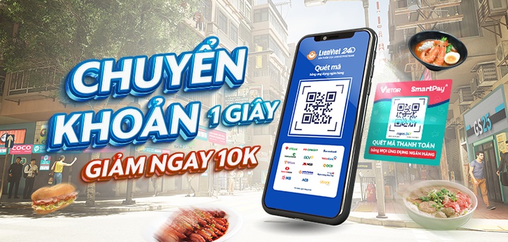 CHUYỂN KHOẢN 1 GIÂY – GIẢM ĐẾN 10.000 VNĐ