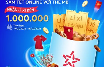 SẮM TẾT NGÀY ĐÔI 02.02 NGẬP TRÀN ƯU ĐÃI VỚI MB VISA