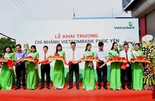 Vietcombank khai trương hoạt động chi nhánh Phúc Yên